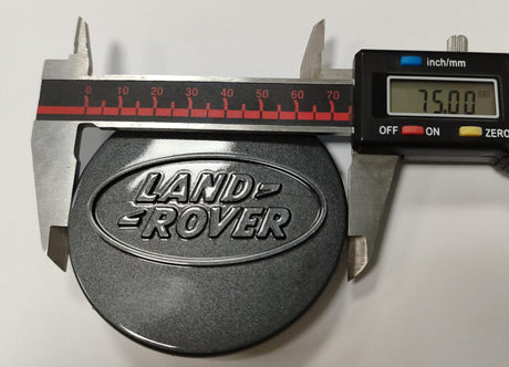 Wheel Centre Cap with Logo - Pewter