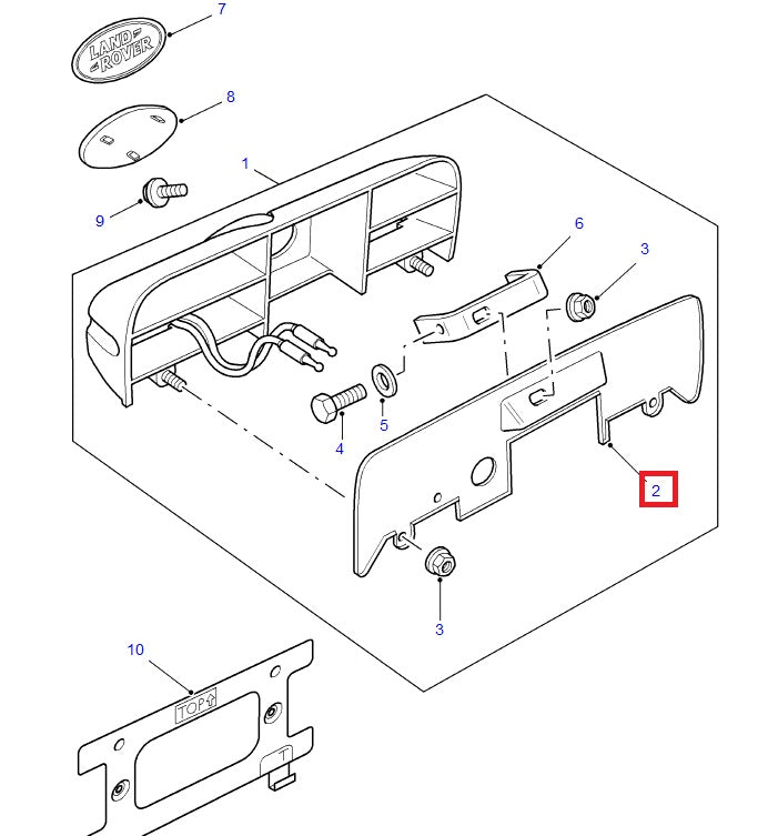 Gasket Handel Tailgate