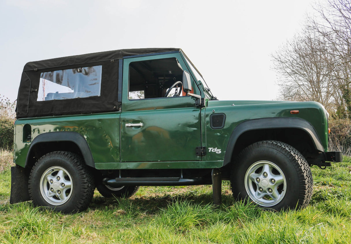 90 soft top heavy duty conversion kit with canvas hood - black canvas wsw