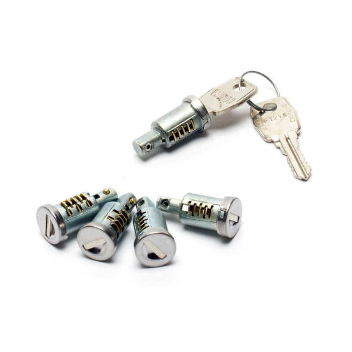 Cylinder lock - 5 Cylinders and 2 Keys - Without Steering Lock