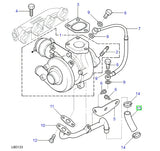Oil Drain Hose - Turbo - ORIGINAL LAND ROVER - GENUINE LAND ROVER
