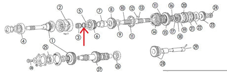 Spring Ring Mainshaft