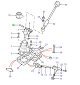 Tensioner pin - gearbox - GENUINE LAND ROVER