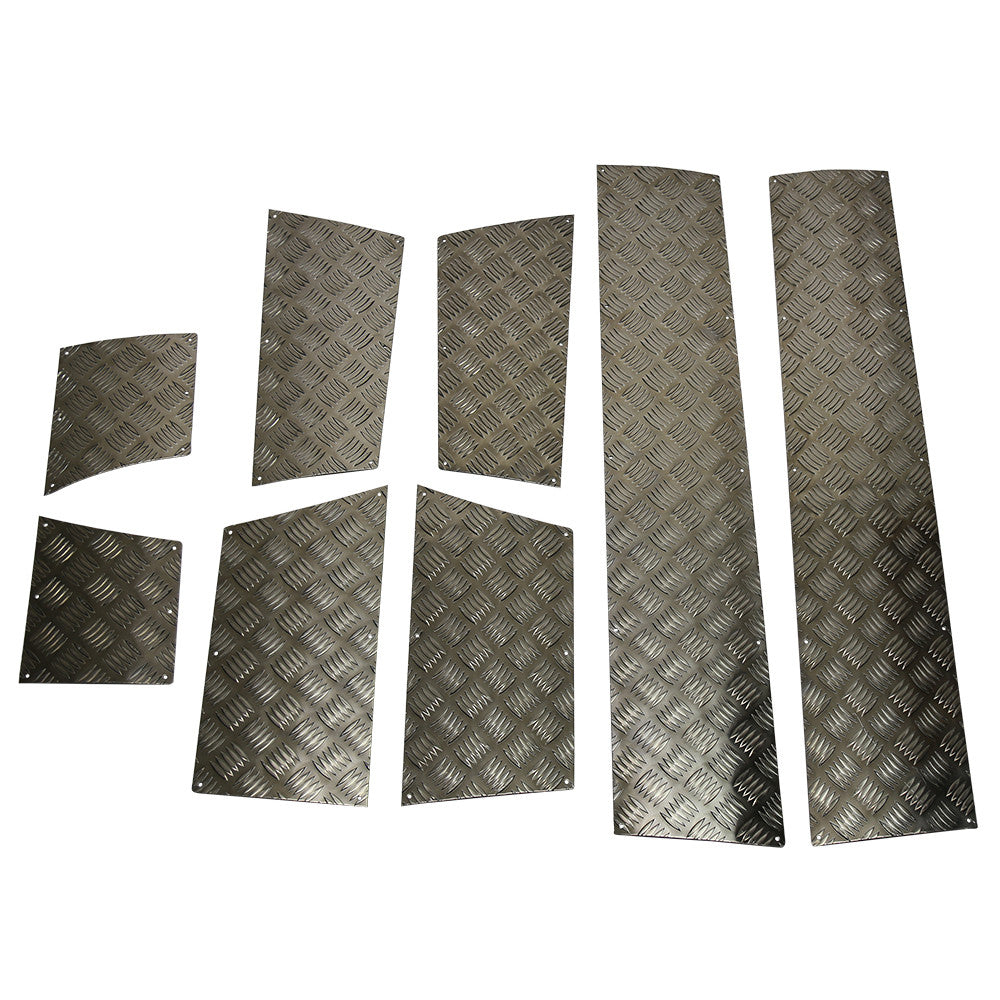 D2: lower panel chequer plate kit