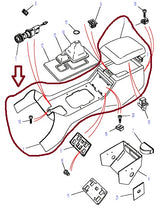 Center Console - Brown Color