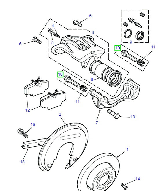 Caliper Guide Pin