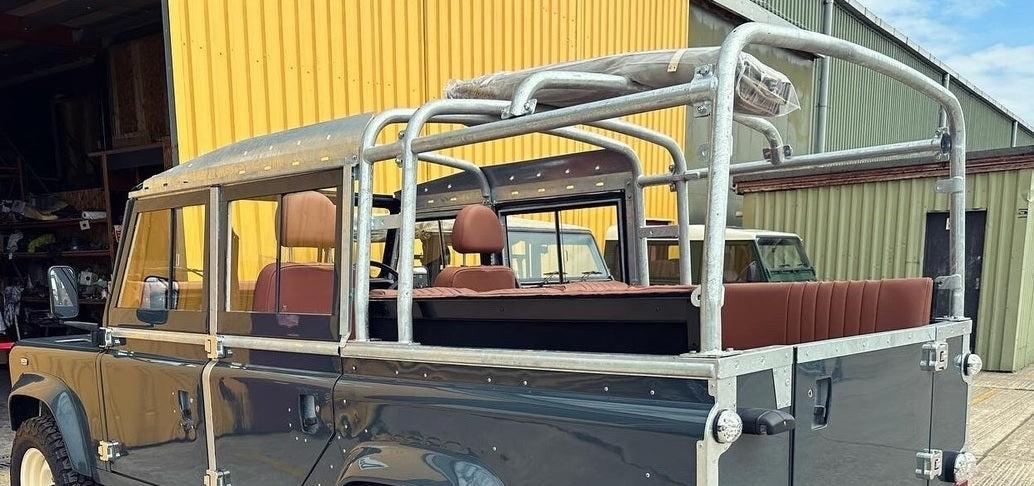 Galvanized Hood Sticks - Heavy Duty - For Defender 110 - 5 Doors - AG PARTS