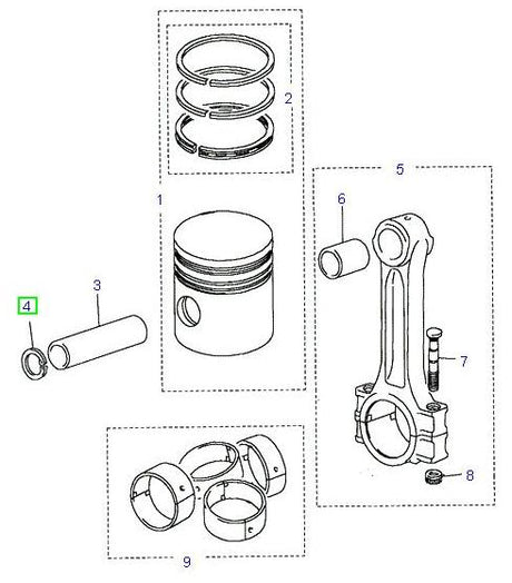 Circlip Gudgeon Pin