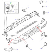 Rear Bumper Clip - ALLMAKES 4X4
