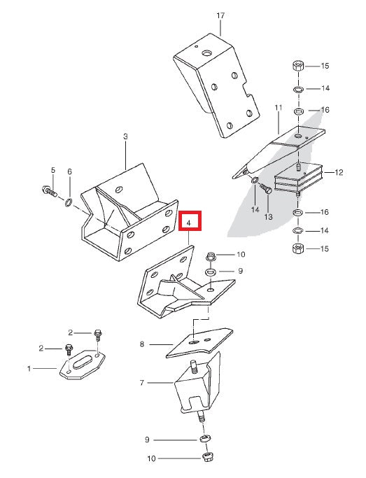 Front Mounting -Left Hand