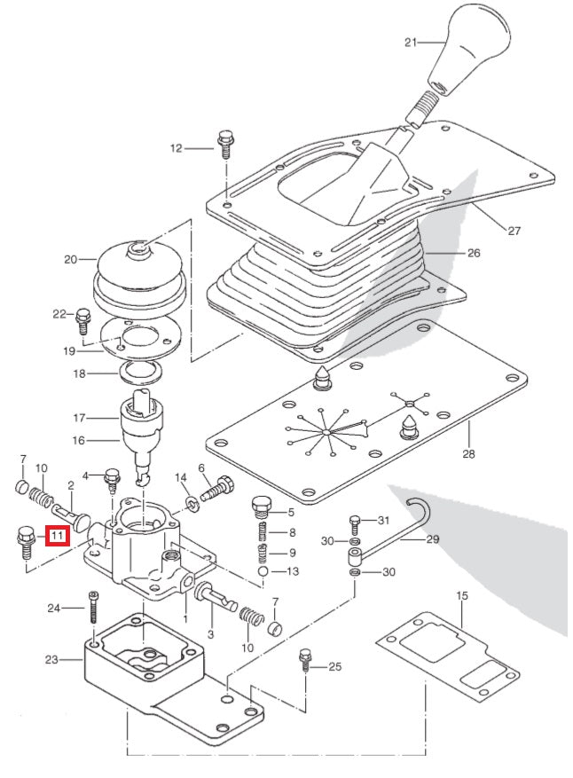 Lever Box Fixing Screw
