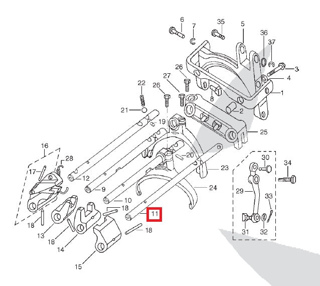 SHAFT - TRANSMISSION - 5th Gear