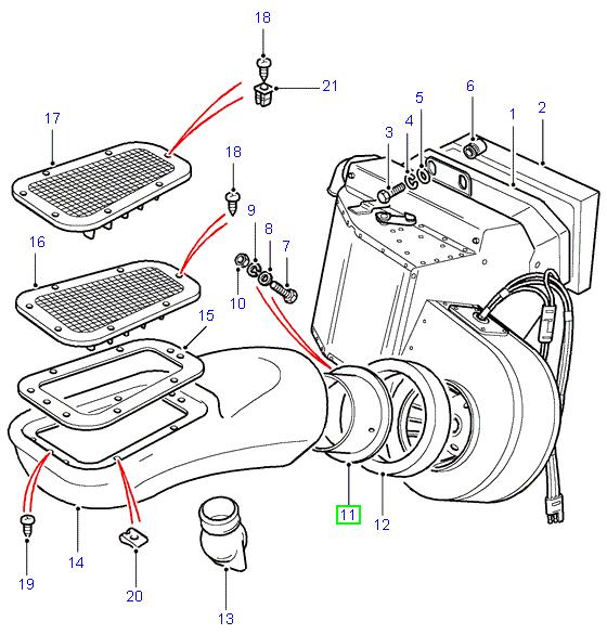 Heater seal connector tube