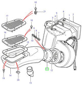 Heater seal connector tube