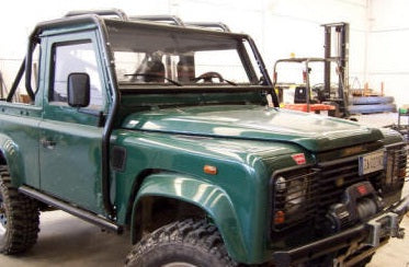 External roll cage for defender 90 pick up 60x3 tube