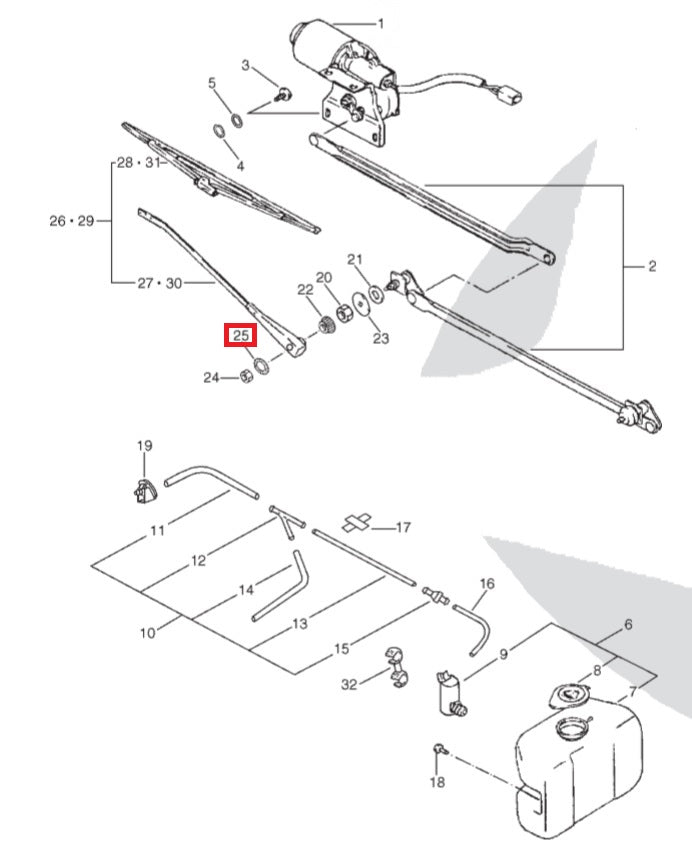 Fluted Washer