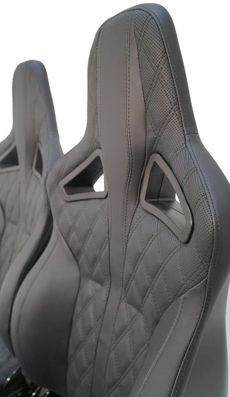 Elite sports seat (heated) pair diamond black