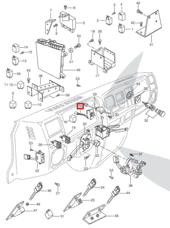 Headlight Adjustment Switch Set