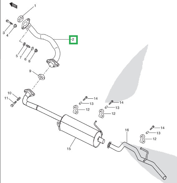 Exh Front Pipe