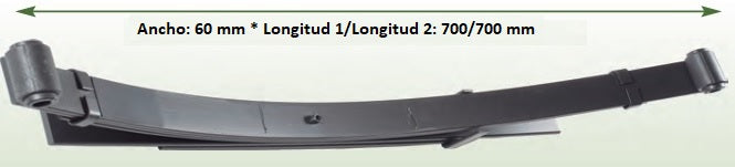 Rear Leaf Spring - Medium Load + 500Kg