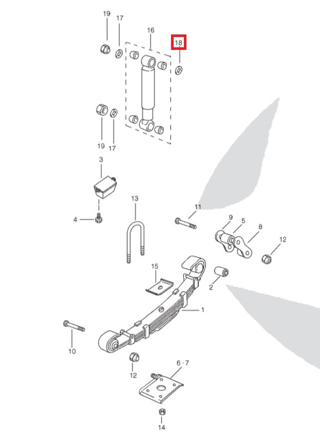 Shock Absorber Inner Washer