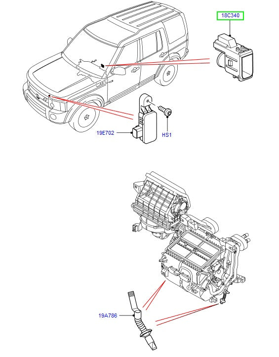 Sensor - heater temperature control