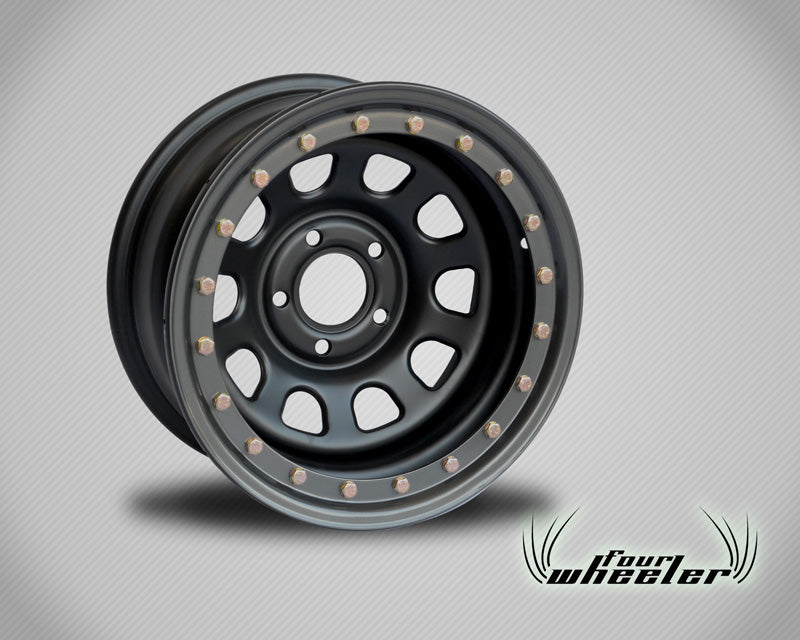 Steel Wheel FourWheeler - Beadlock simulated - 8x16