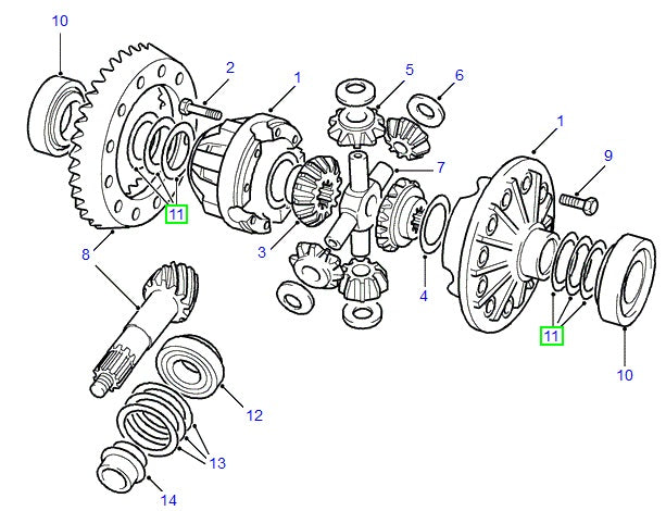 Shim Diff Unit .010