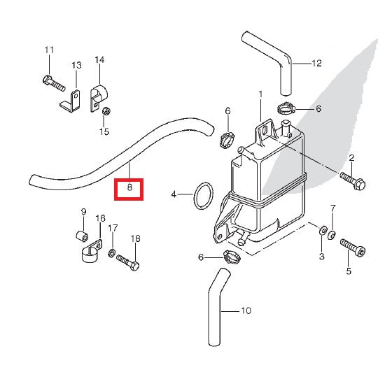 Engine Breather Hose