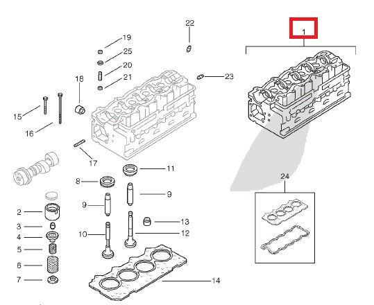 Cylinder Head Assy - Type 2