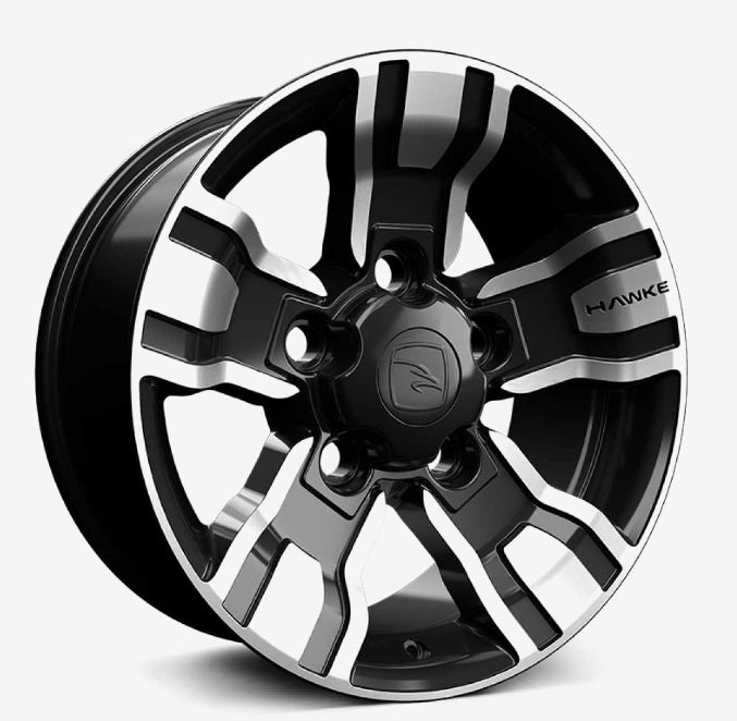 Osprey 18x8.5 5x165 Offset 20 114 Black Black Polished