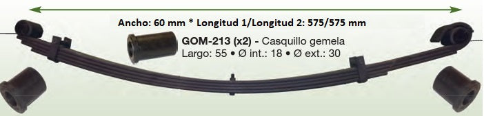 Front Leaf Spring - Medium Load