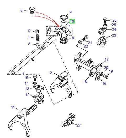 Yoke - transmission range shift