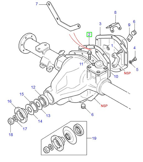 Differential Cover Gasket - Rear Axle