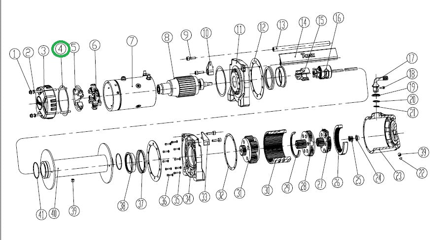 Motor seal ring