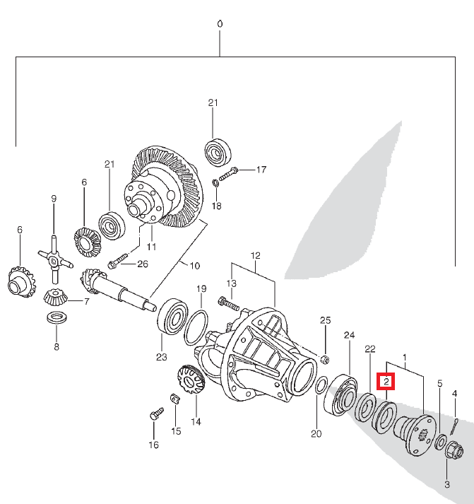 Rear Differential Dust Cover