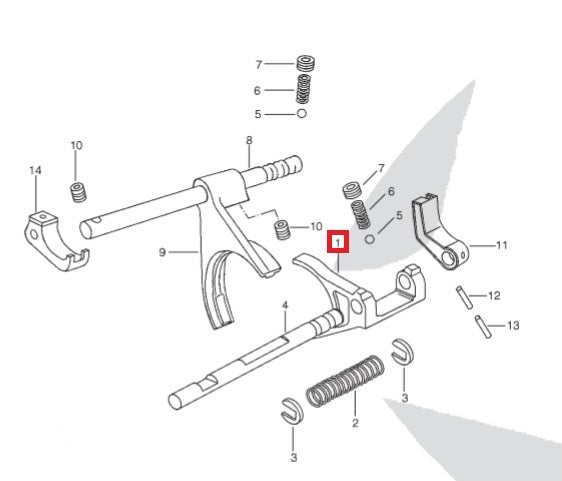 Front Drive Selector Fork