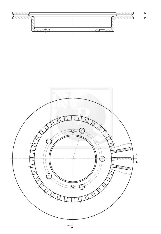 Front Vented Brake Disc Suzuki Santana