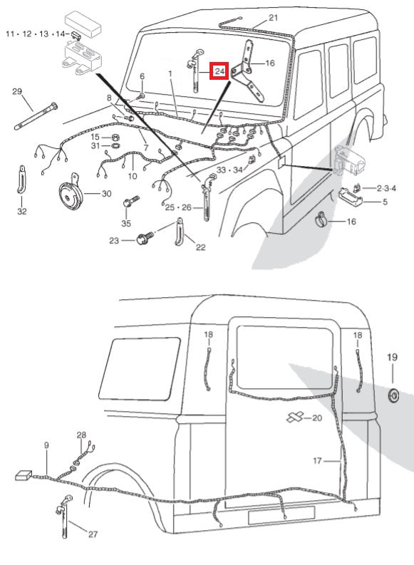 Main Wiring Clamp