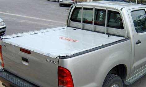 Canvas Flat Canopy - L200 2021 Double Cabin (Orientative Image mounted on another car)