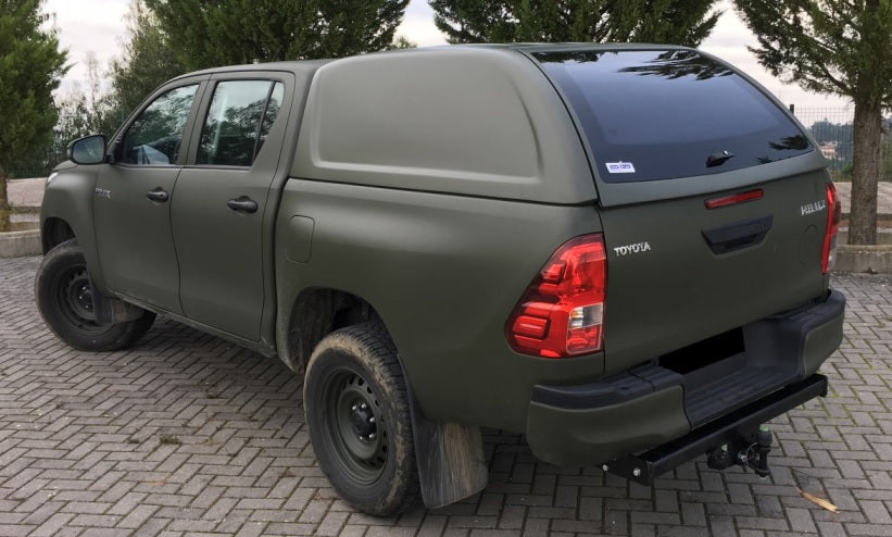 Hard Top No Windows, Rear Only Double Cab