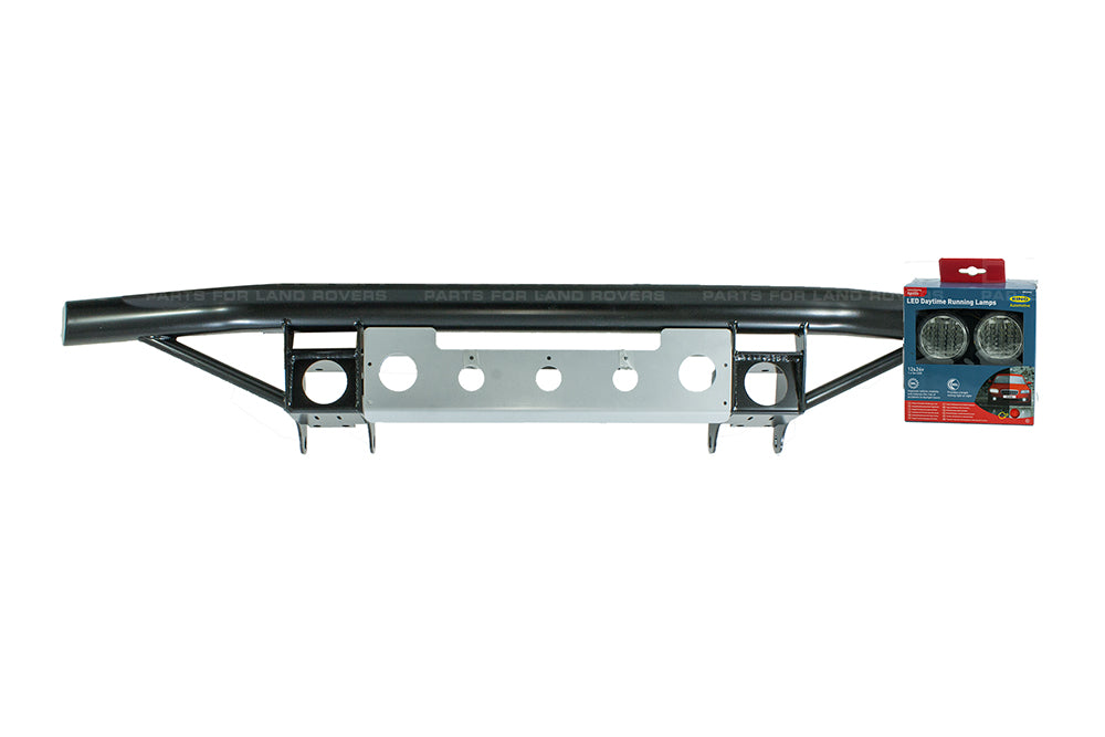 Black Tubular Front Bumper