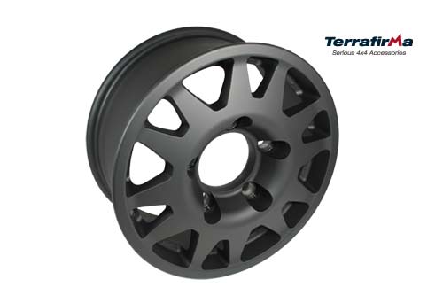 Terrafirma dakar alloy wheel (satin black)