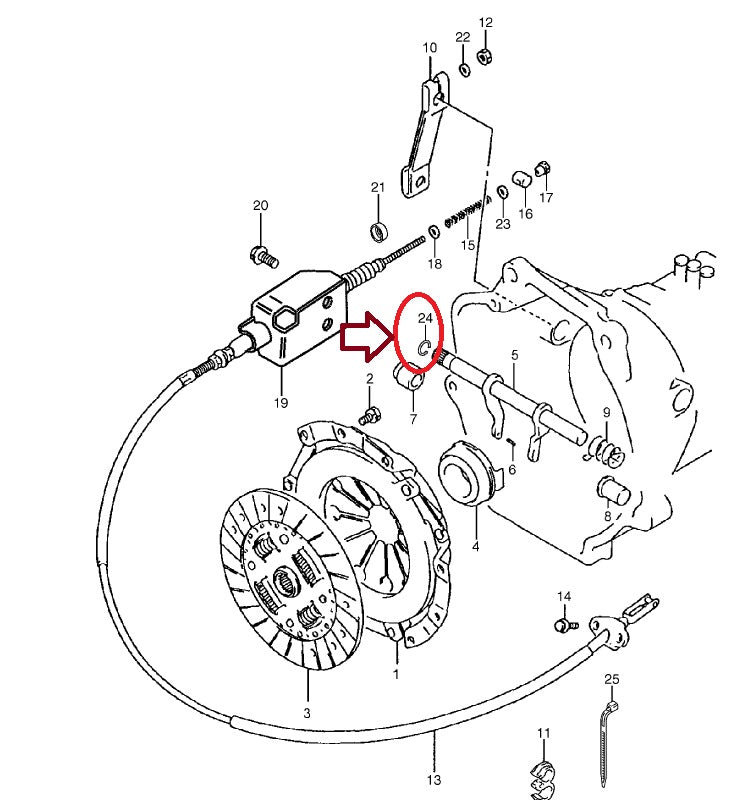 Clutch Release Return Spring