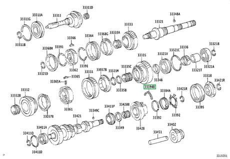 Key, Synchromesh Shifting, NO.3