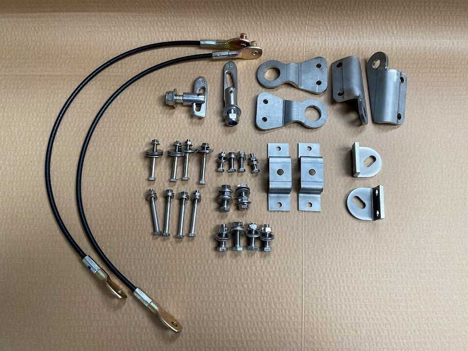 Stainless Steel Rear Tailgate Fixing Kit