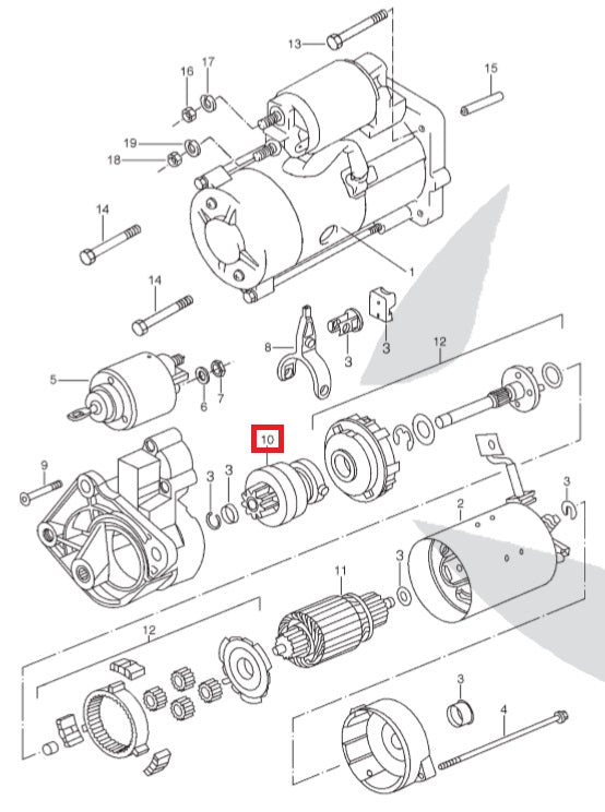 Starter Motor Pinion