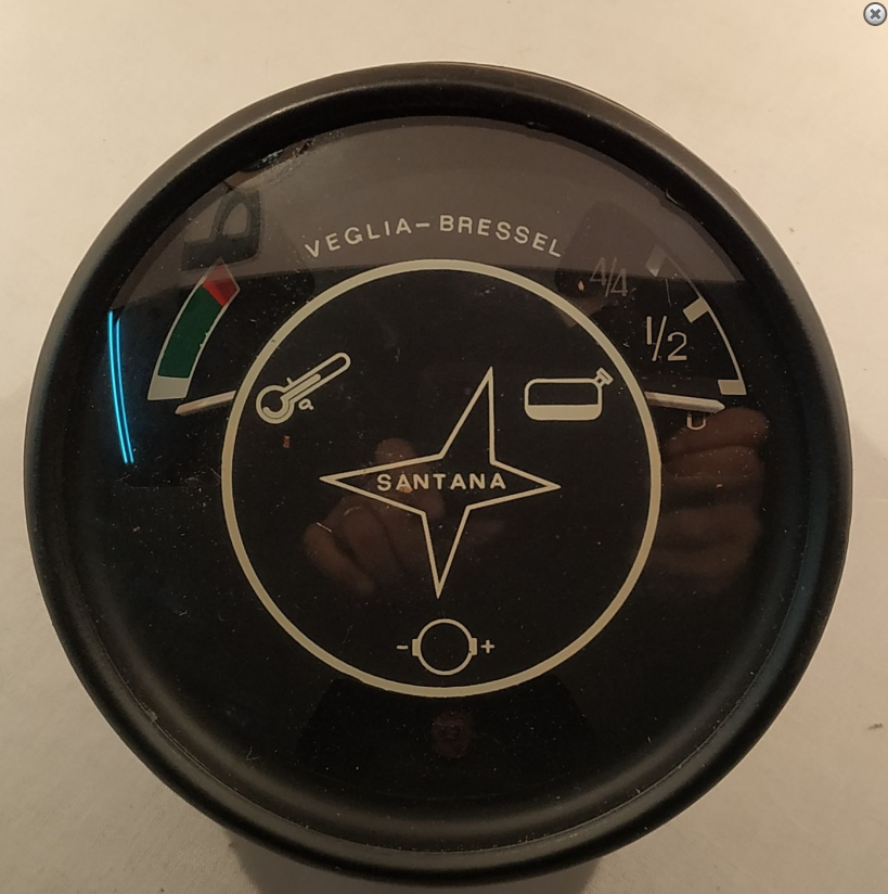 Land Rover Santana Temperature and Fuel Clock