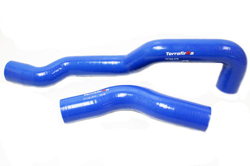 Terrafirma silicone intercooler hose kit blue 90/110/130 td4 late 2.2