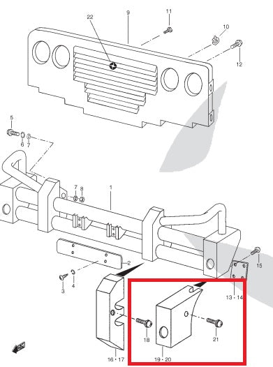 Right Tip Front Bumper